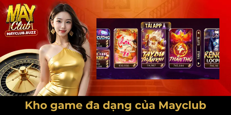 chơi game Mayclub
